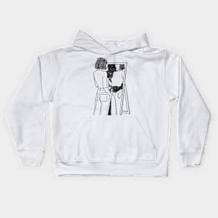 The reflection of your dreams. Kids Hoodie